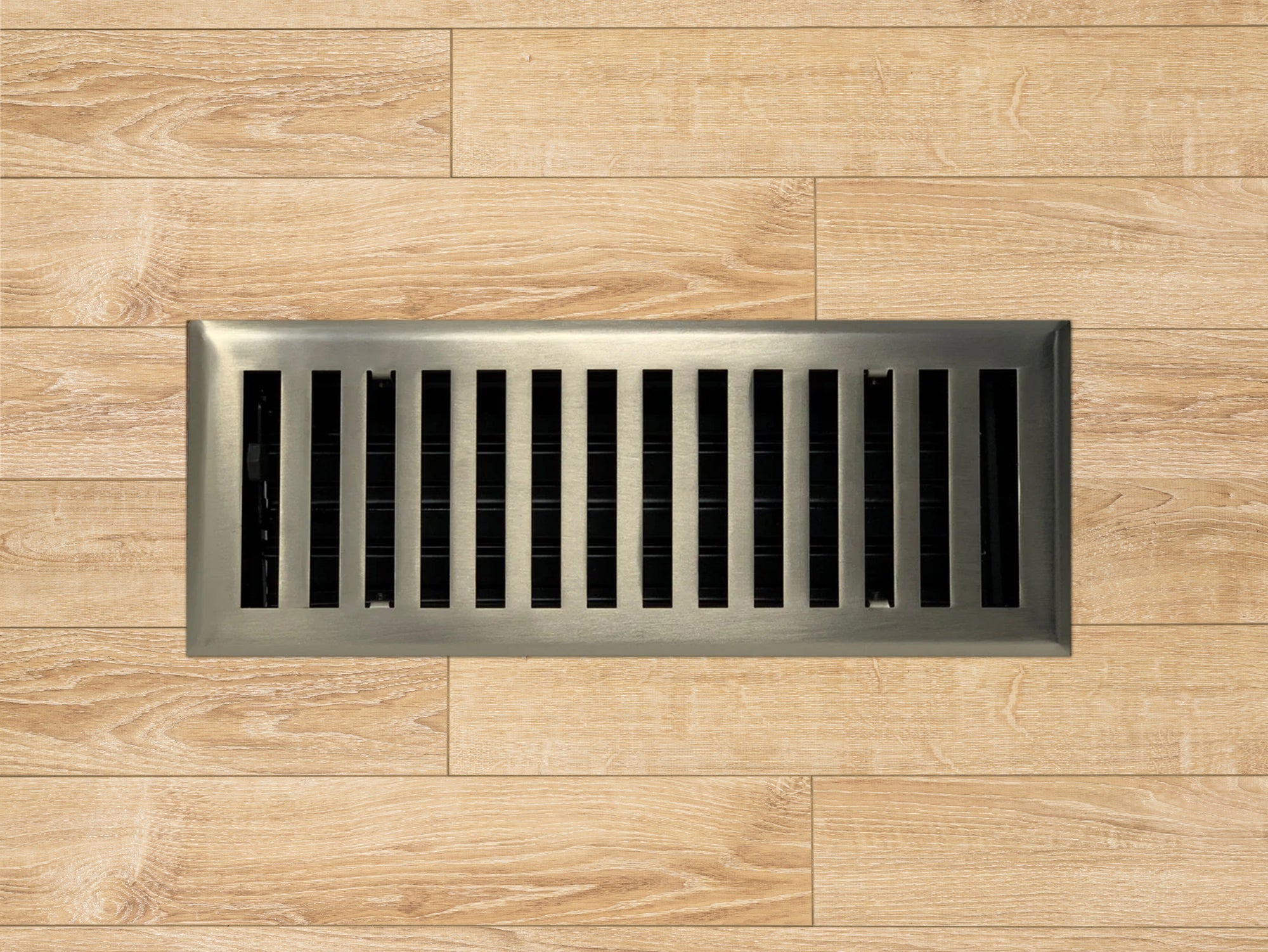Steel Modern Chic Vent Covers - Brushed Nickel