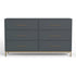 Madelyn Six Drawer Dresser, Slate Gray