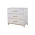 Madelyn Three Drawer Small Chest, White