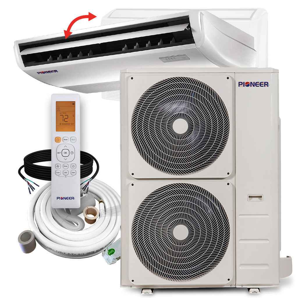Pioneer® Quantum Ultra™ 48,000 BTU 19.8 SEER2 230V Floor/Ceiling/Low-Wall Ductless Mini-Split Air Conditioner Inverter Heat Pump