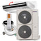 Pioneer® Quantum Ultra™ 48,000 BTU 19.8 SEER2 230V Floor/Ceiling/Low-Wall Ductless Mini-Split Air Conditioner Inverter Heat Pump