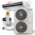 Pioneer® Quantum Ultra™ 48,000 BTU 19.8 SEER2 230V Floor/Ceiling/Low-Wall Ductless Mini-Split Air Conditioner Inverter Heat Pump
