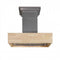 ZLINE 36" Remote Blower Wooden Wall Range Hood, 681M-RD-36