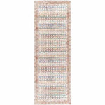 Rust Maligaya Distressed Washable Area Rug - Clearance