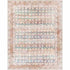 Rust Maligaya Distressed Washable Area Rug - Clearance