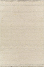 Yaniklar Cream Flat Woven Wool Rug