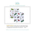 Gift Set: Massachusetts Baby Muslin Swaddle Blanket and Burp Cloth/Bib Combo
