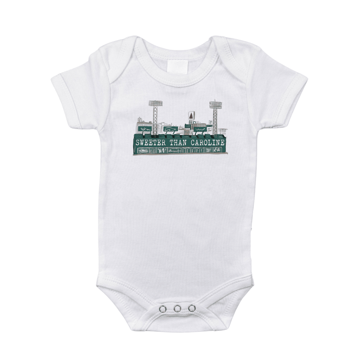 Massachusetts Sweeter than Caroline Baby Onesie Newborn Coming Home Essential