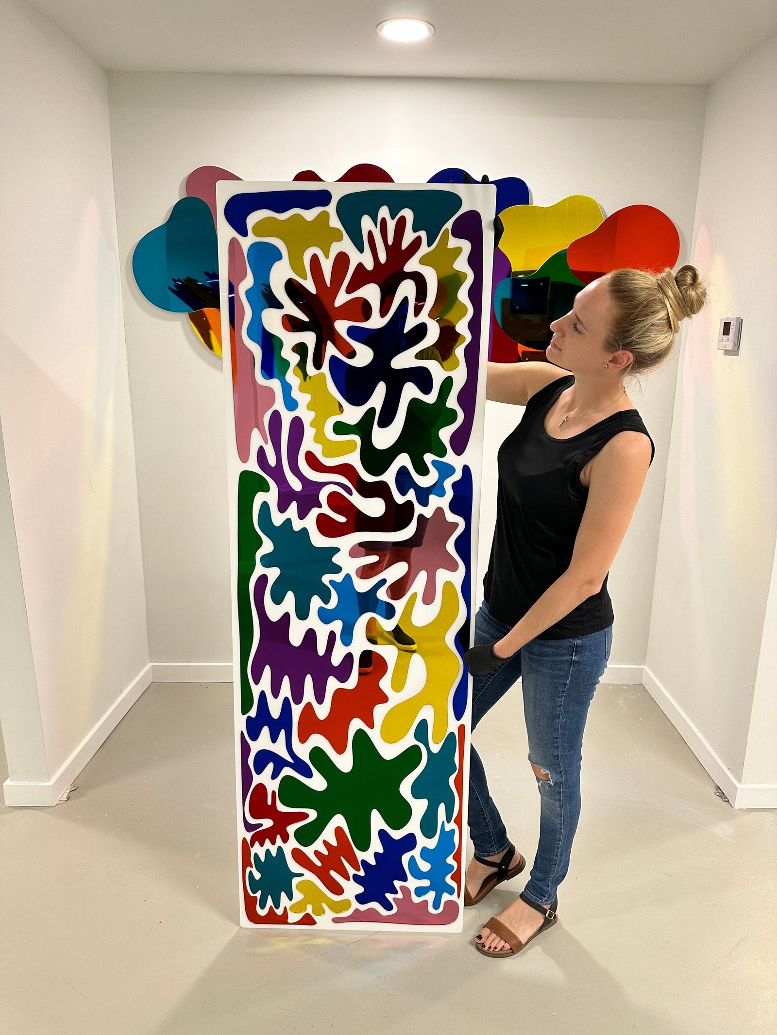 Matisse Art Mirrored Wall Sculpture
