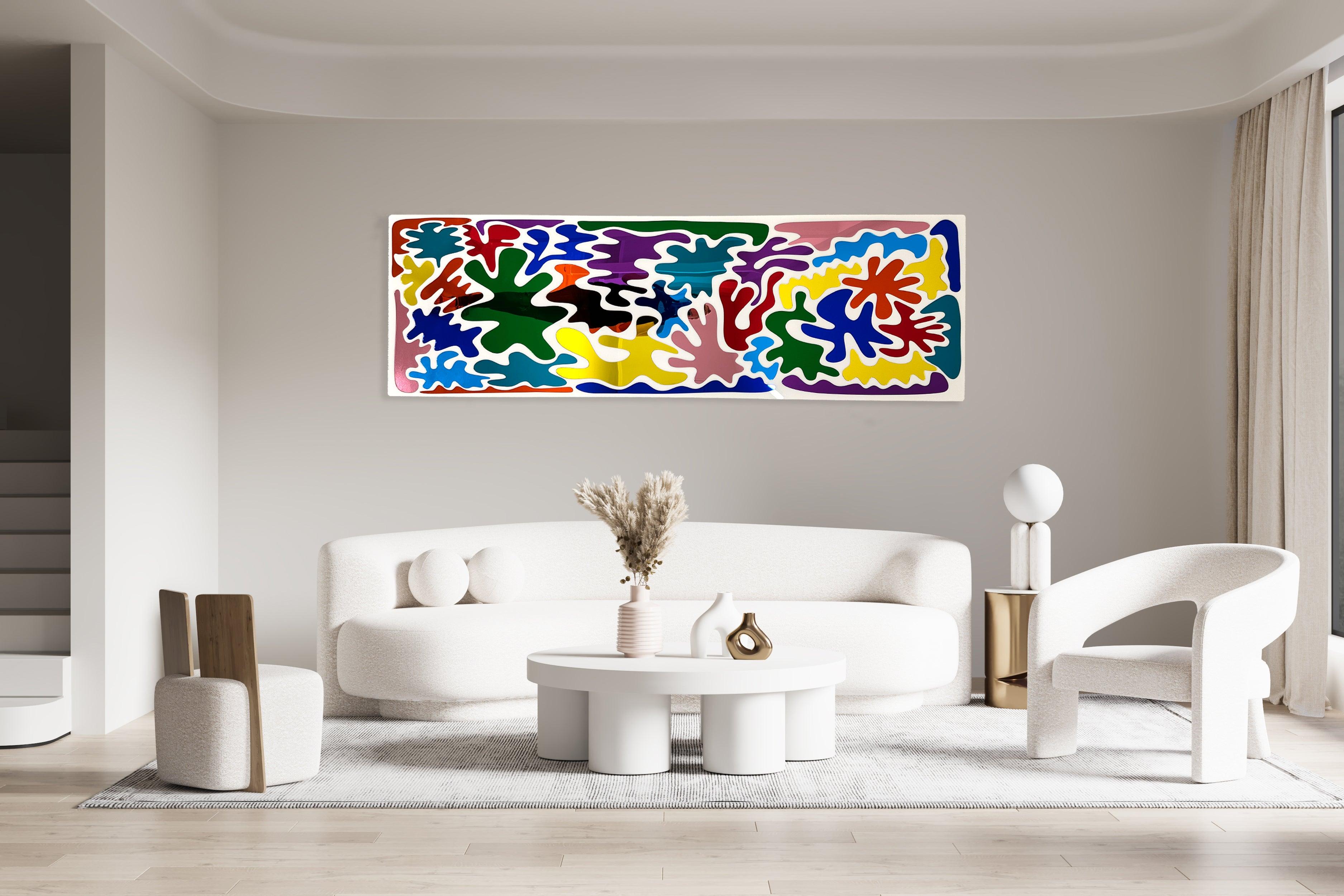 Matisse Art Mirrored Wall Sculpture