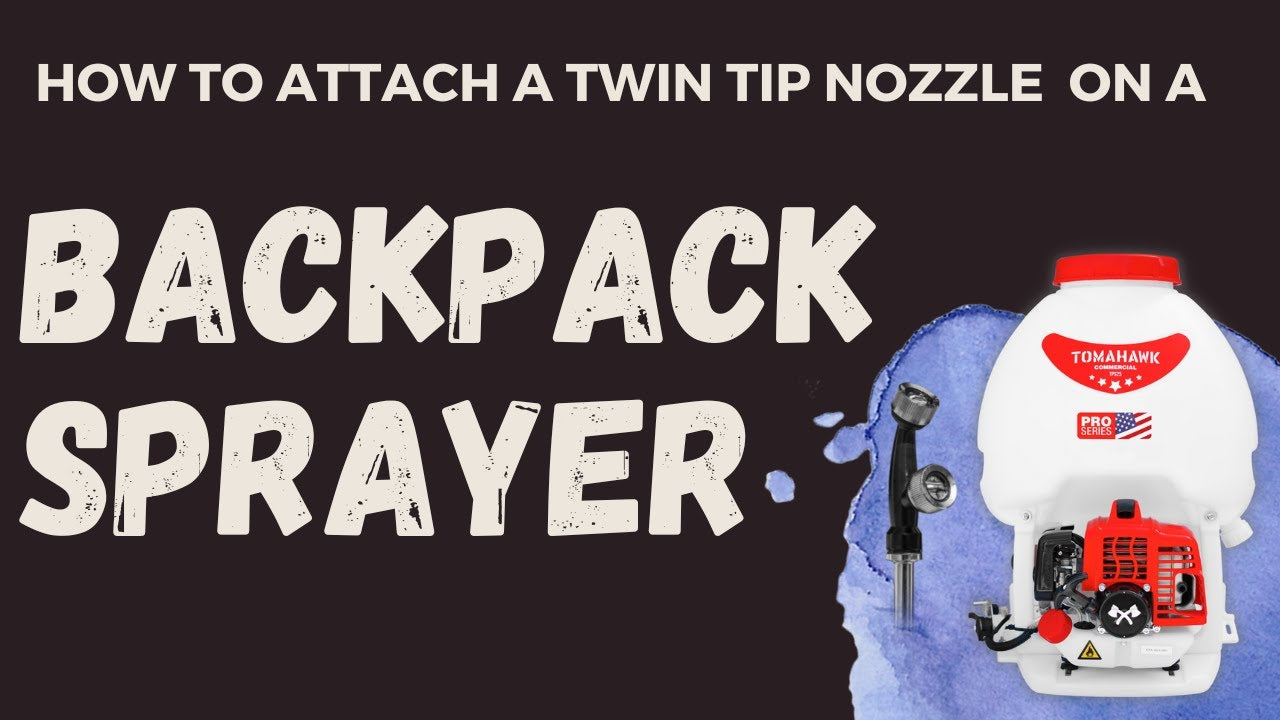 Twin Tip Nozzle for TPS25 Backpack Sprayer