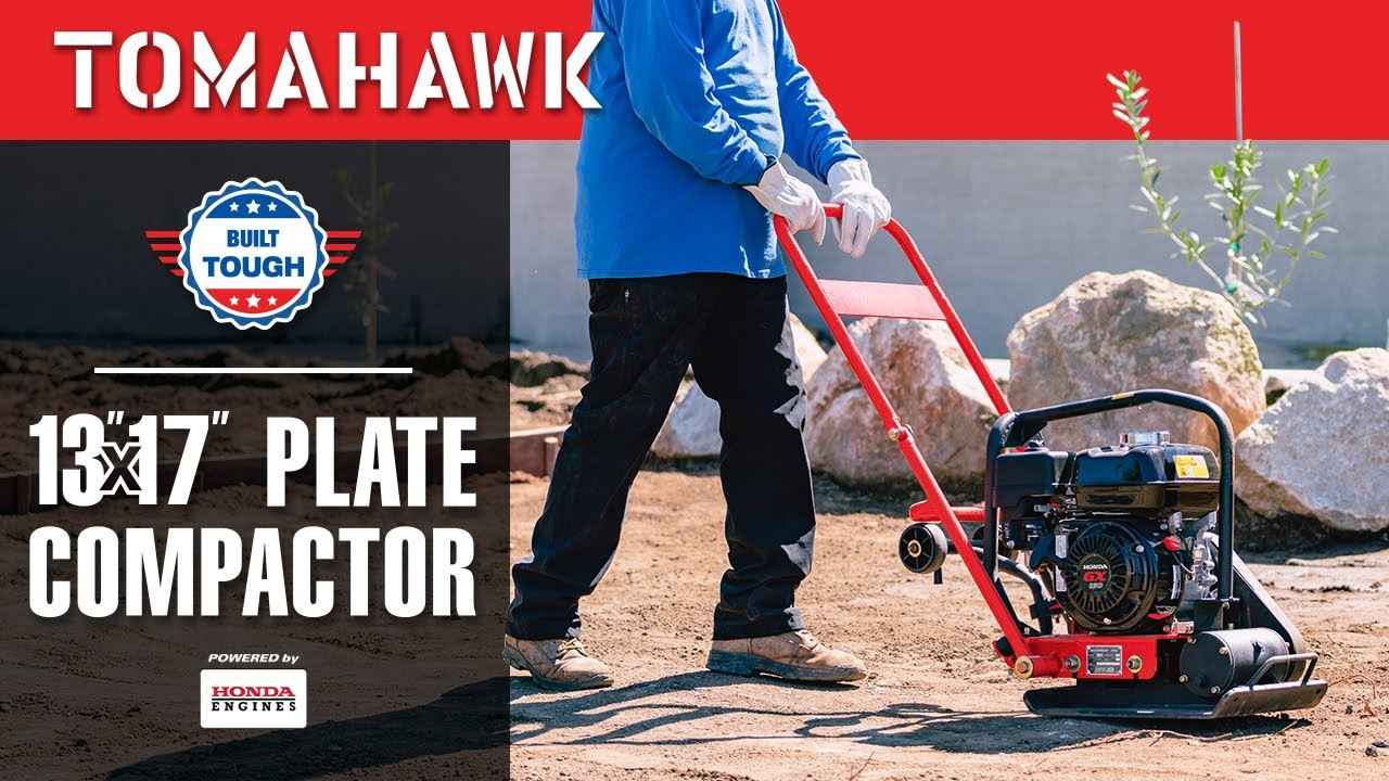 5.5 HP Honda Vibratory Plate Compactor for Soil Compaction Tamper 3 Year Warranty
