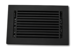 Cast Aluminum Linear Bar Vent Covers - Black