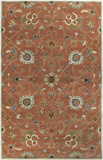 Logville Hand Tufted Rust 1119 Wool Rug