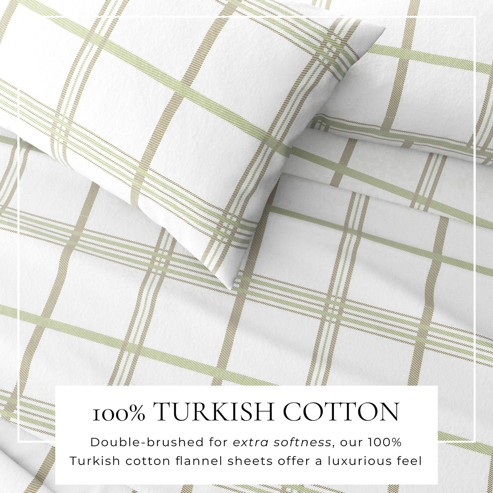Turkish Cotton Flannel Sheet - Belle Collection