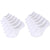 Comfort Rich Men's No Show Socks - Black, and White Cotton, Size 10-13