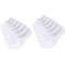 Comfort Rich Men's No Show Socks - Black, and White Cotton, Size 10-13