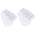 Comfort Rich Men's No Show Socks - Black, and White Cotton, Size 10-13