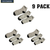 High-Quality Men's Cotton Thermal Socks 9-Pack (Sizes 9-11, 10-13) - Winter Warmth