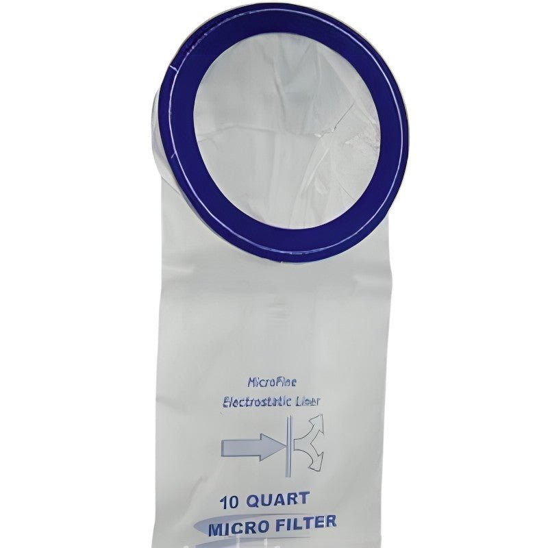 Mercury 10 Qt. Backpack Vacuum Replacement Bags - Pack of 10