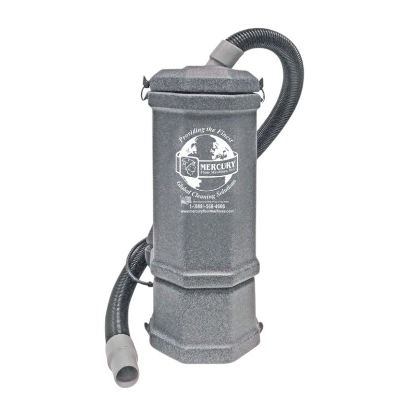Mercury ACE 10-Quart Backpack Vacuum with 5-Piece Tool Kit - 2-Stage 1122 Watt Motor, 120 CFM