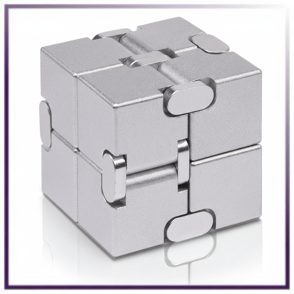 Metal Infinitive Cube Stress-Relieving Gadget