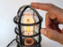 Industrial Touch Lamp with Vintage Edison Bulb - The Iron Cage