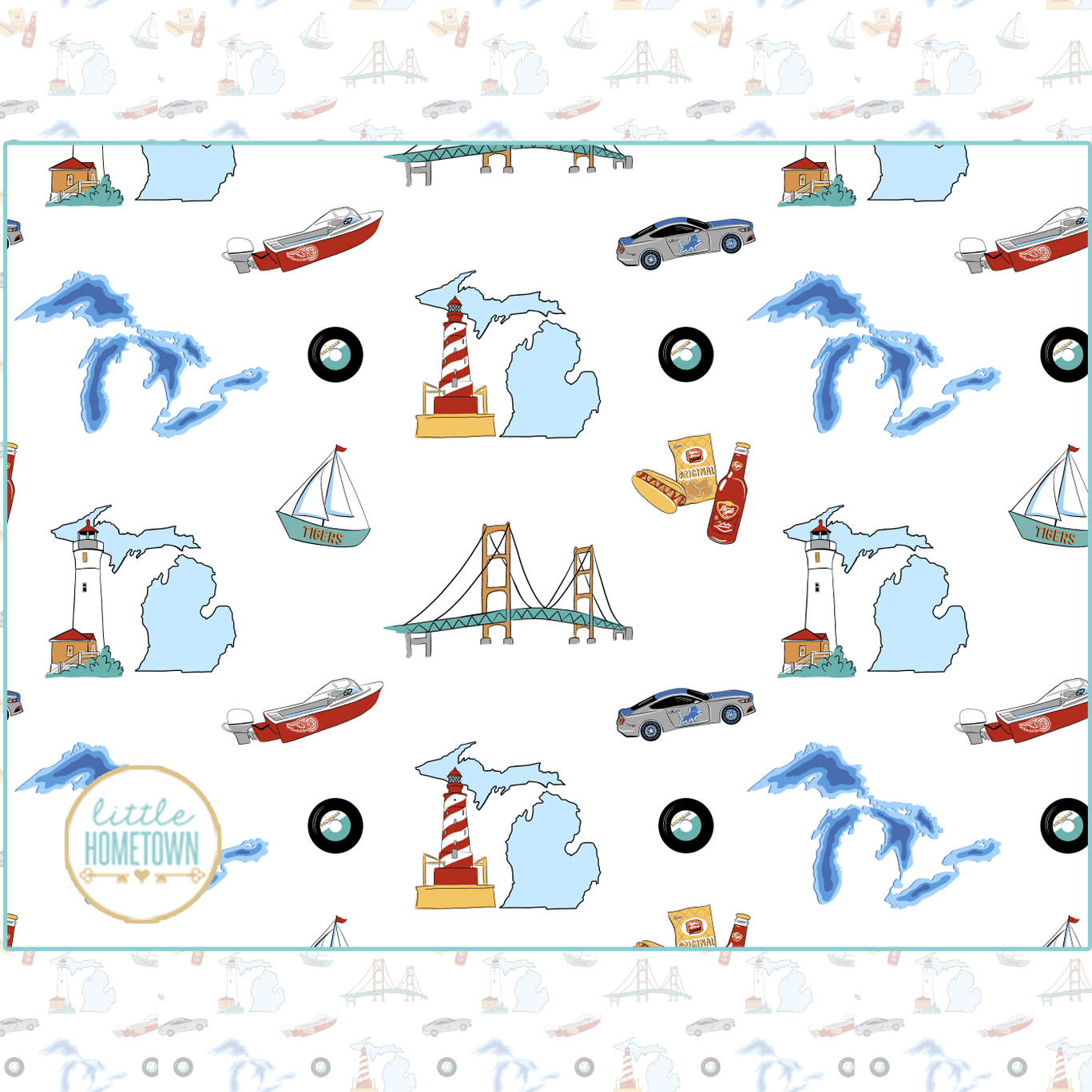 Michigan Plush Throw Blanket 60x80