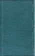 Brockton Solid Wool Teal Area Rug