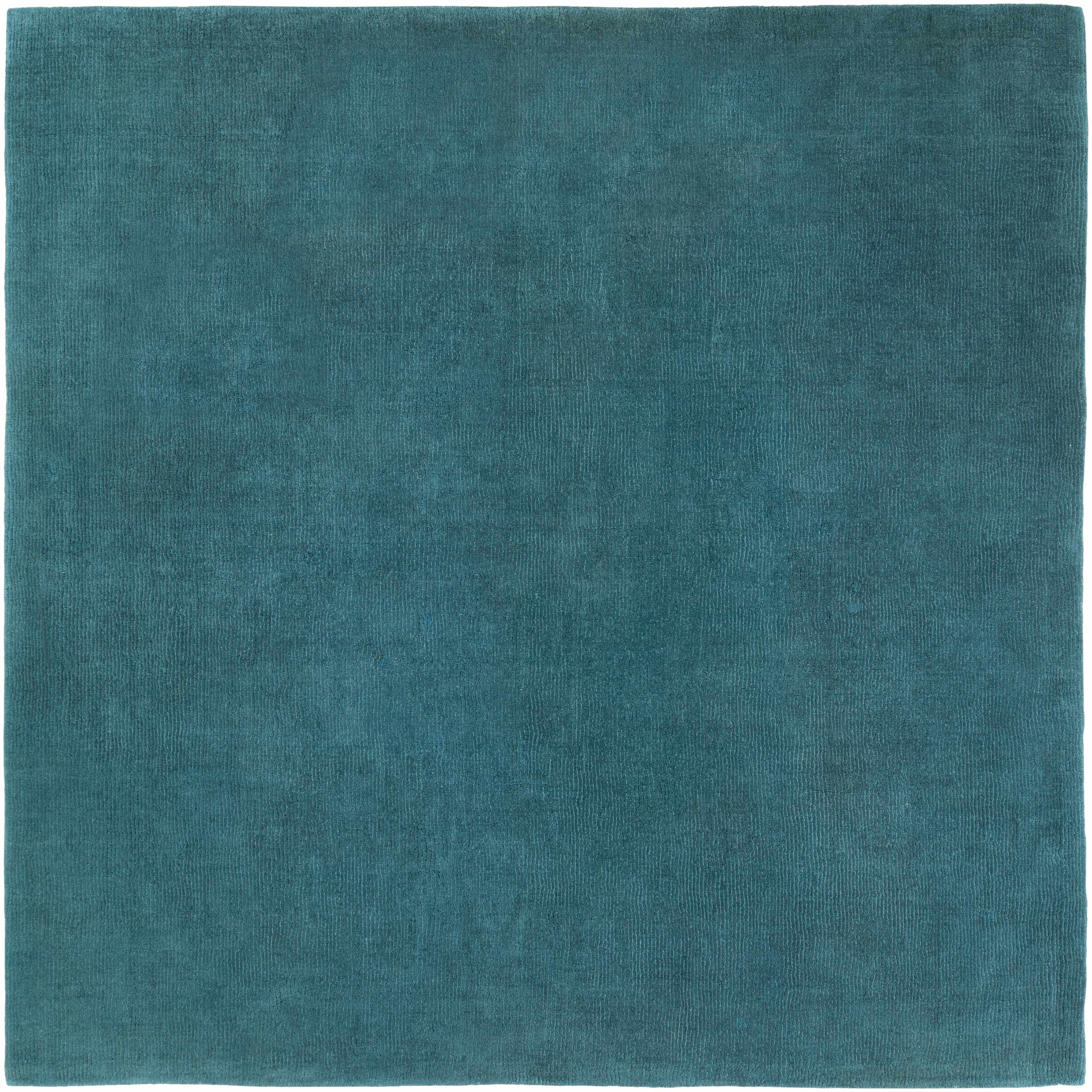 Brockton Solid Wool Teal Area Rug