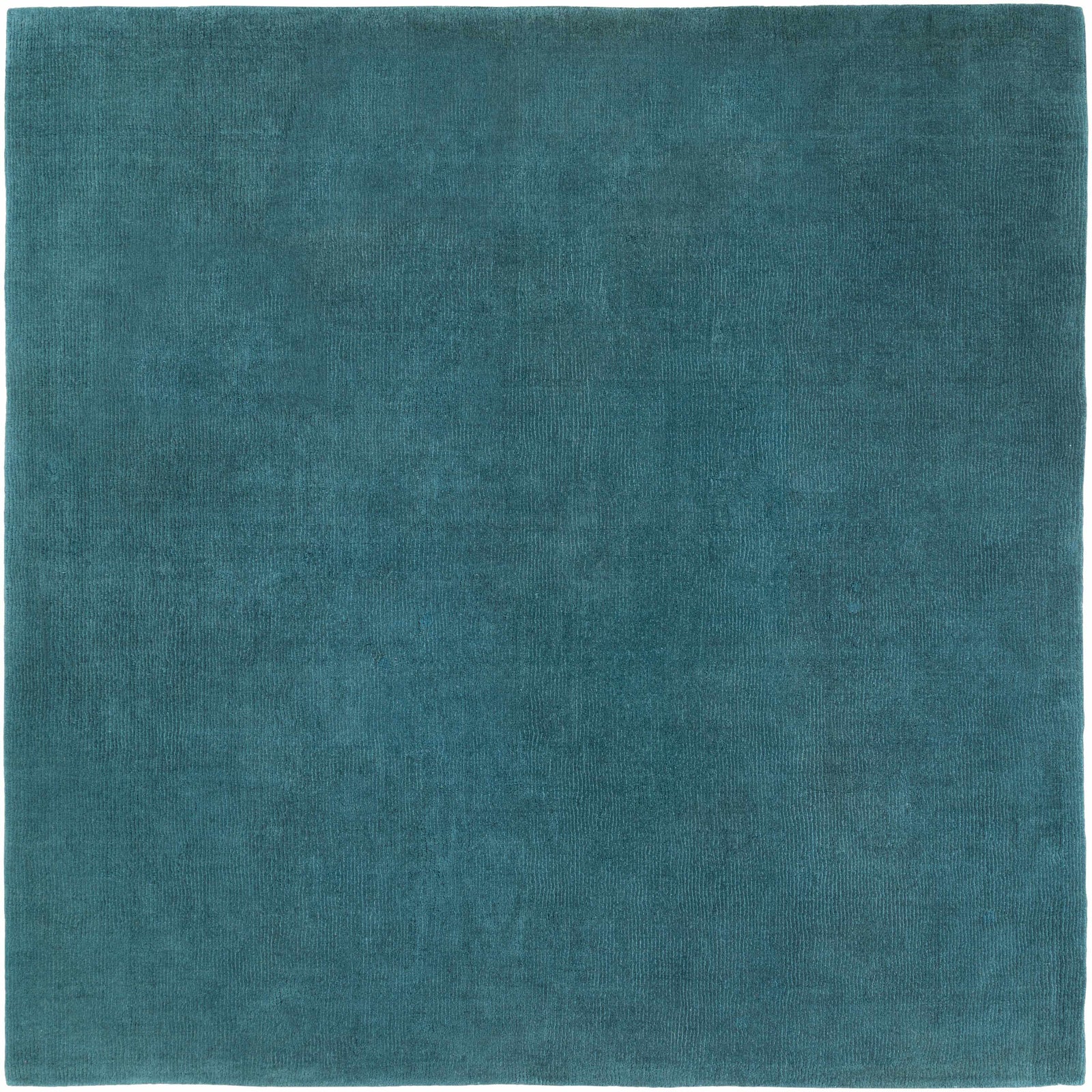 Brockton Solid Wool Teal Area Rug