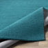 Brockton Solid Wool Teal Area Rug