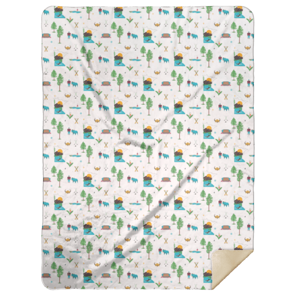 Minnesota Plush Throw Blanket 60x80 Meaningful Reminder of Home