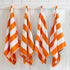Cotton Velour Cabana Stripe Beach Towel - Novia Collection