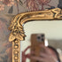 Ornate Golden Floral Rectangular Mirror