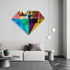 Mirrored Acrylic Diamond Wall Art