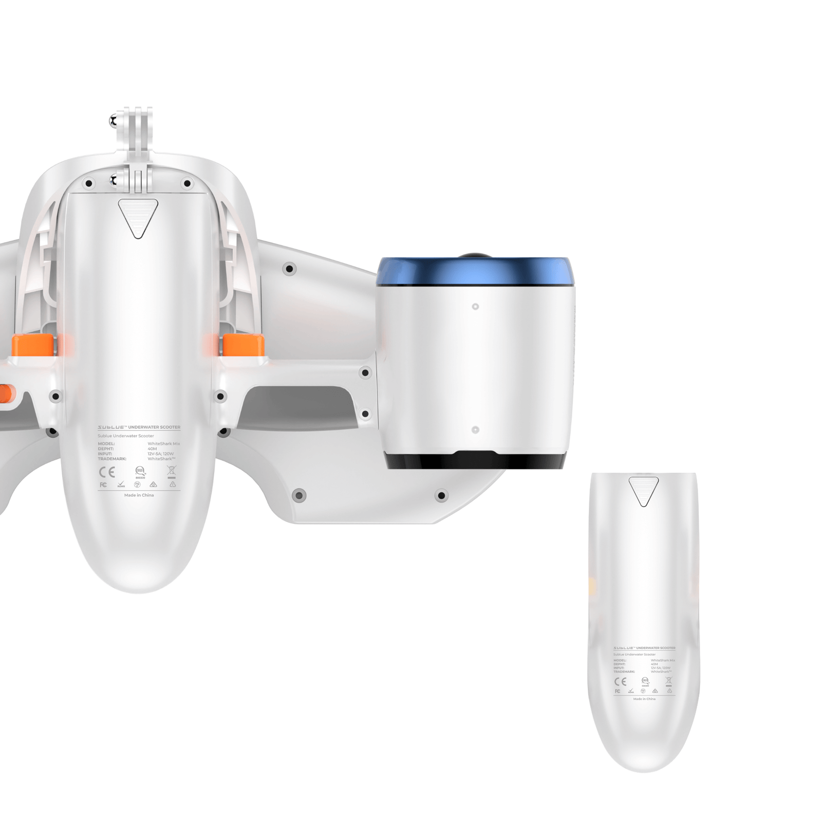 Mix Battery Cover - Sublue Underwater Scooter