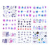 Mixed Designs Water Nail Stickers Decals Dream Catcher Transfer Tip Watermark Flora Painting Slider Manicure Decoration Girls Manicure Decoration Nail Art Supplies 3D Self-Adhesive Nail Decals Designer Nail Stickers for Acrylic Nails