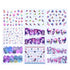Mixed Designs Water Nail Stickers Decals Dream Catcher Transfer Tip Watermark Flora Painting Slider Manicure Decoration Girls Manicure Decoration Nail Art Supplies 3D Self-Adhesive Nail Decals Designer Nail Stickers for Acrylic Nails