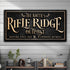 Personalized Rifle Ridge Outpost Family Sign