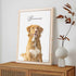 Custom Pet Memorial Portrait Watercolor Sign