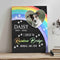 Pet Memorial Sign I Crossed The Rainbow Bridge