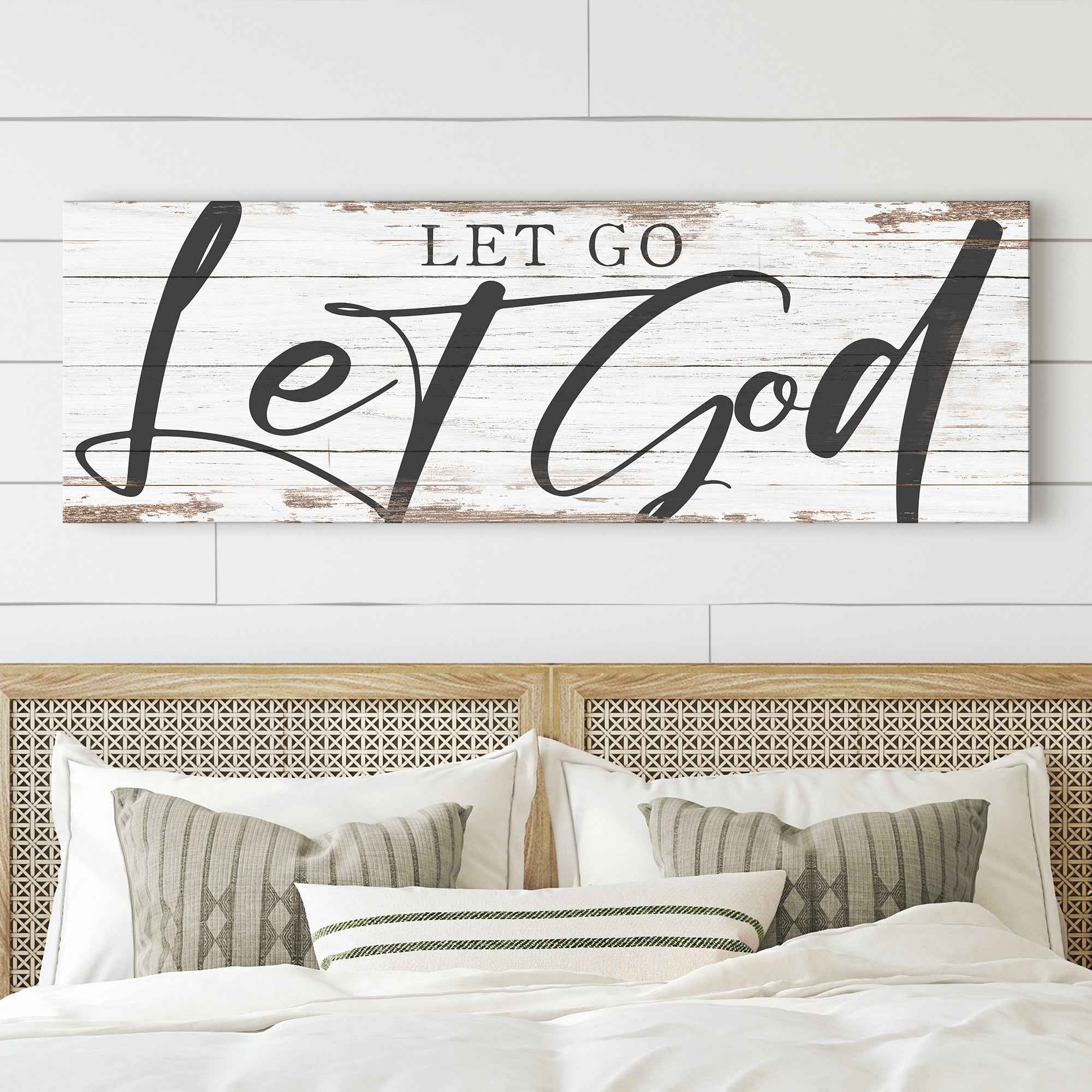 Let Go Let God Faith Sign VII