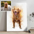 Pet Memorial Portrait Watercolor Sign