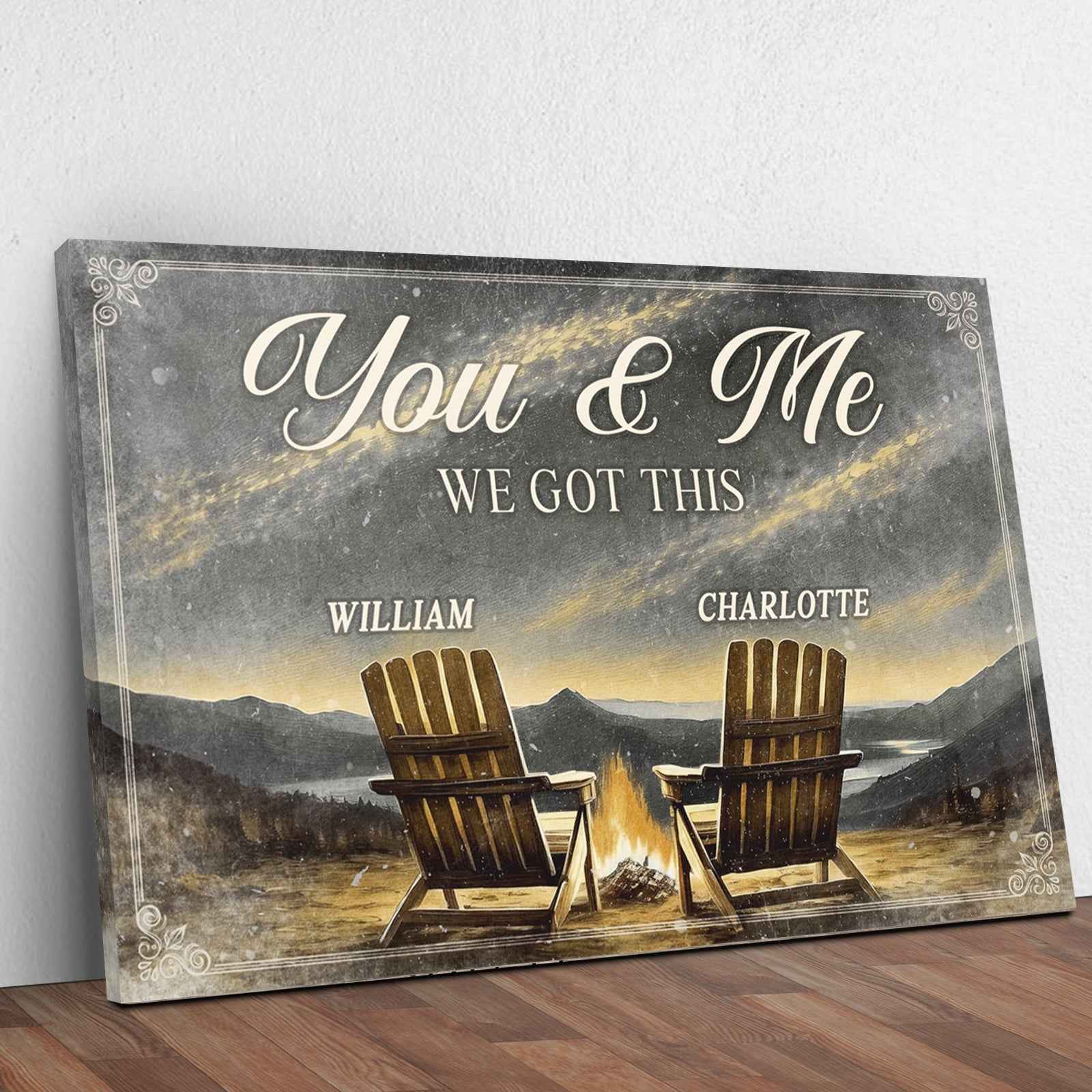 Camping Themed We Got This Couple Sign