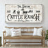 Branded Cattle Ranch Sign III