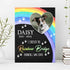 Pet Memorial Sign I Crossed The Rainbow Bridge