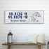 House Retreat Coordinates Sign