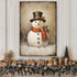 Vintage Snowman Christmas Wall Art IV