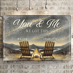 Camping Themed We Got This Couple Sign